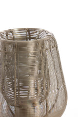 Elegant Light Gold Table Lamp 18x42 cm Aboso Design