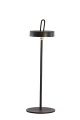 Sleek Black LED Table Lamp Ø13x47 cm - Ampeha Series