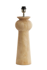 Natural Wood Lamp Base Ø19x45 cm - Baglio Collection