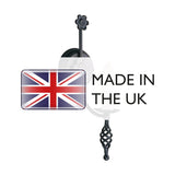 Medieval Black Iron Wall Sconce