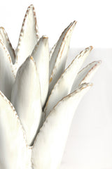 Cream Ceramic Cactus Tealight Holder 13x15 cm