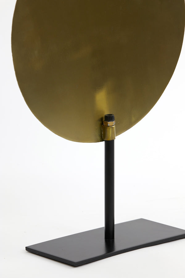 Antique Bronze Ornament on Black Base, 30x10x43 cm, by Rasim