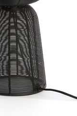 Elegant Black Aboso Table Lamp 42 cm