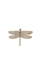 Radiant Gold Dragonfly Ornament 24x17.5x4 cm
