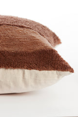 Terra-Toned Canazei Cushion 45x45 cm in Brown, Sand, and Earthy Hues