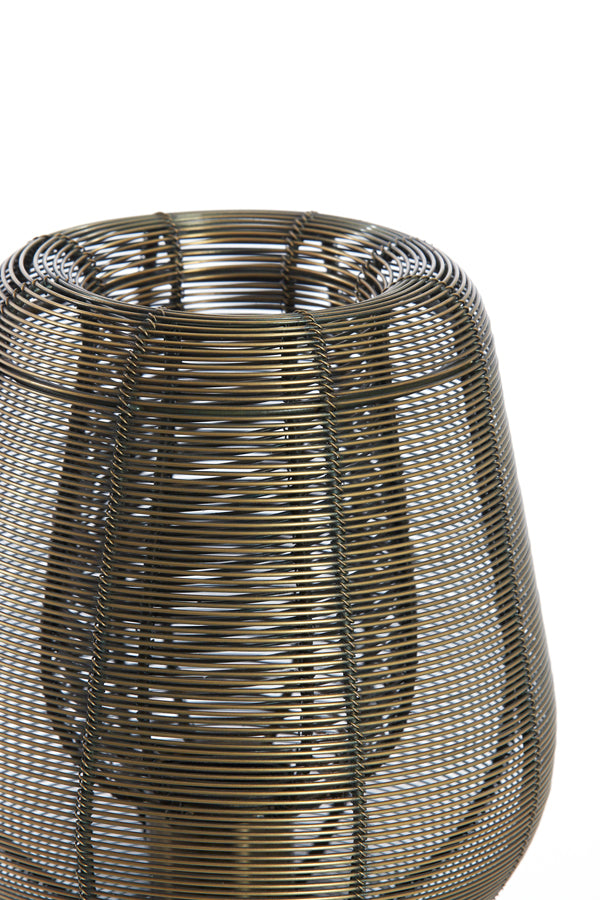 Antique Bronze Aboso Table Lamp - 18x42 cm