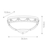 Carisbrooke Gothic Black Wall Sconce
