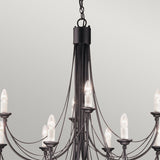 Carisbrooke 12-Light Gothic Candelabra Chandelier