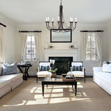 Carisbrooke Elegant Gothic Chandelier with Hand-Bound Wire Drapes