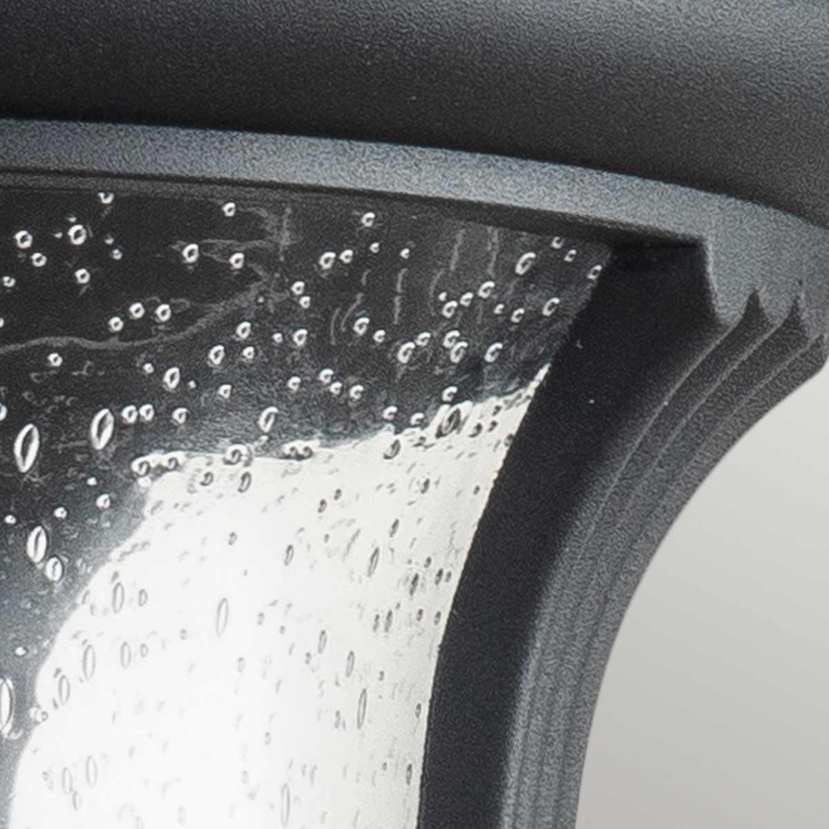 Chicago Textured Black Vintage Wall Lantern