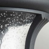 Chicago Textured Black Vintage Wall Lantern