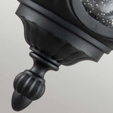 Chicago Textured Black Vintage Wall Lantern