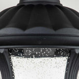 Vintage Black Chicago Outdoor Pedestal Lantern