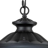 Artisan Outdoor Chain Lantern - Textured Black Finish