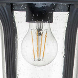 Artisan Outdoor Chain Lantern - Textured Black Finish