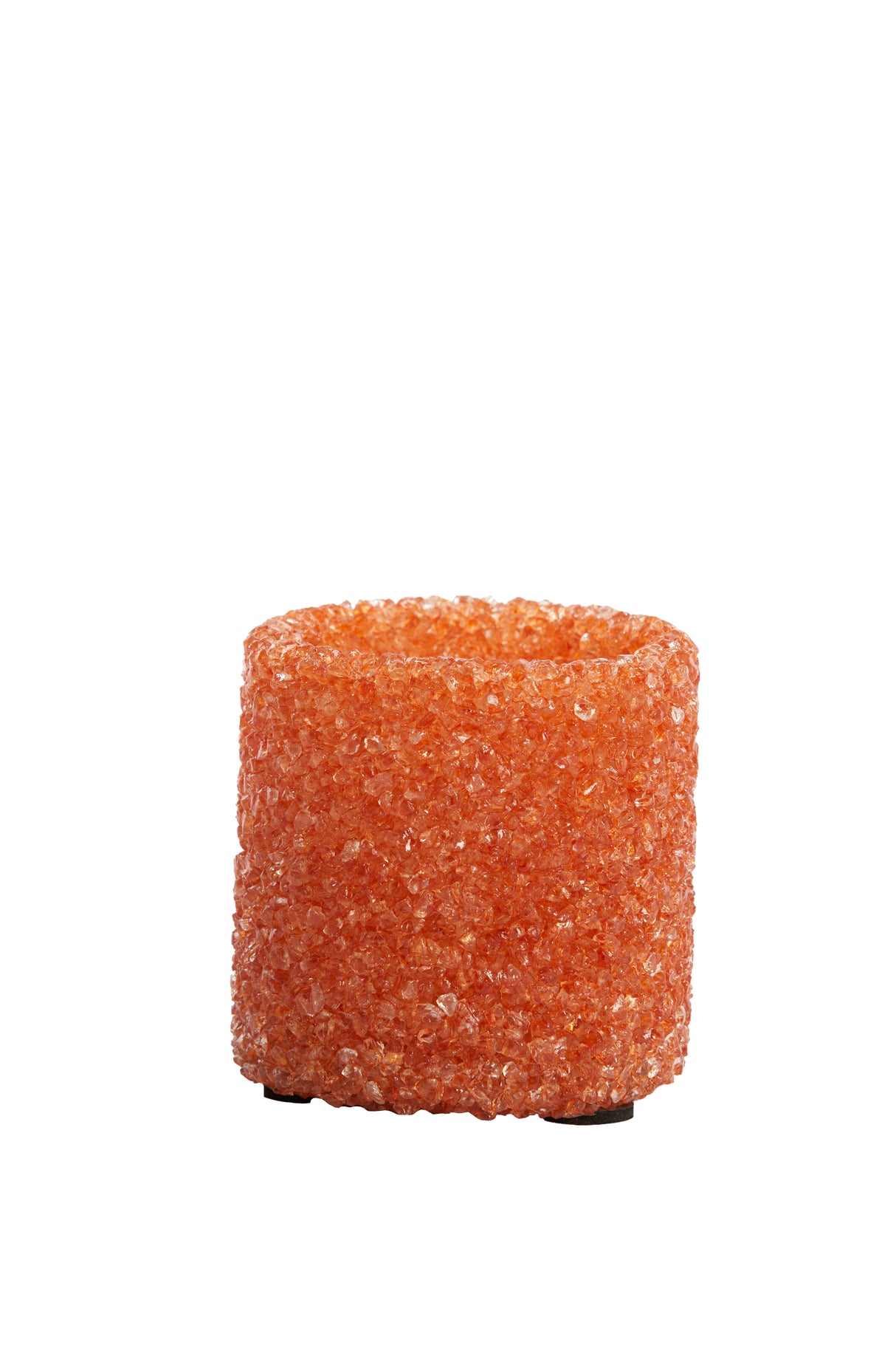 Amber Glow Morita Glass Tealight Holder 7x7 cm