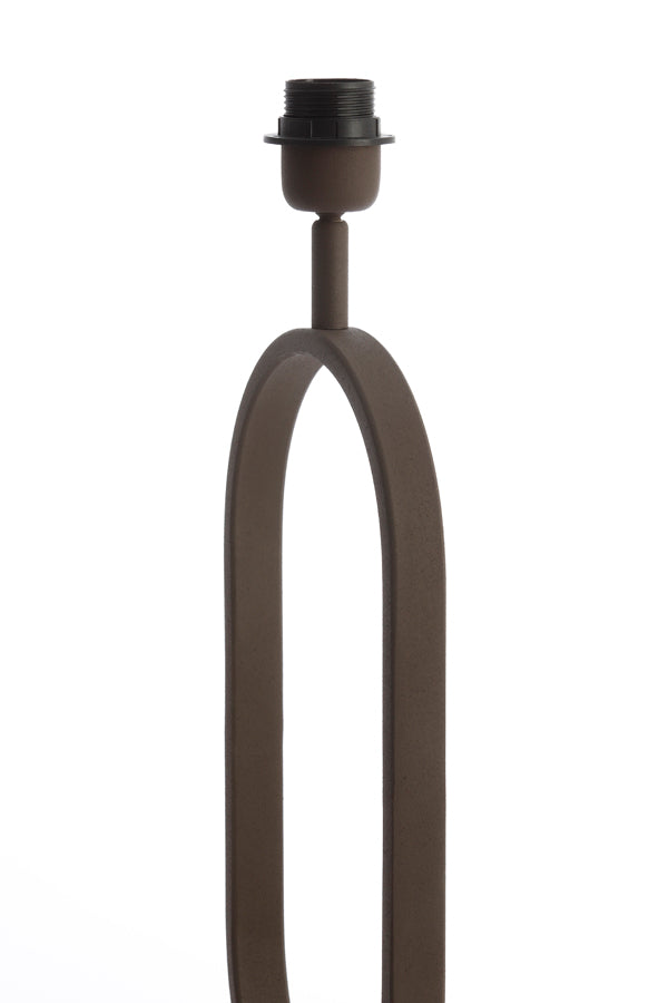 Jamiri Brown Tapered Lamp Stand - 20x10x45 cm