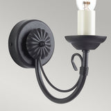 Elegant Chartwell Black Wall Light Fixture