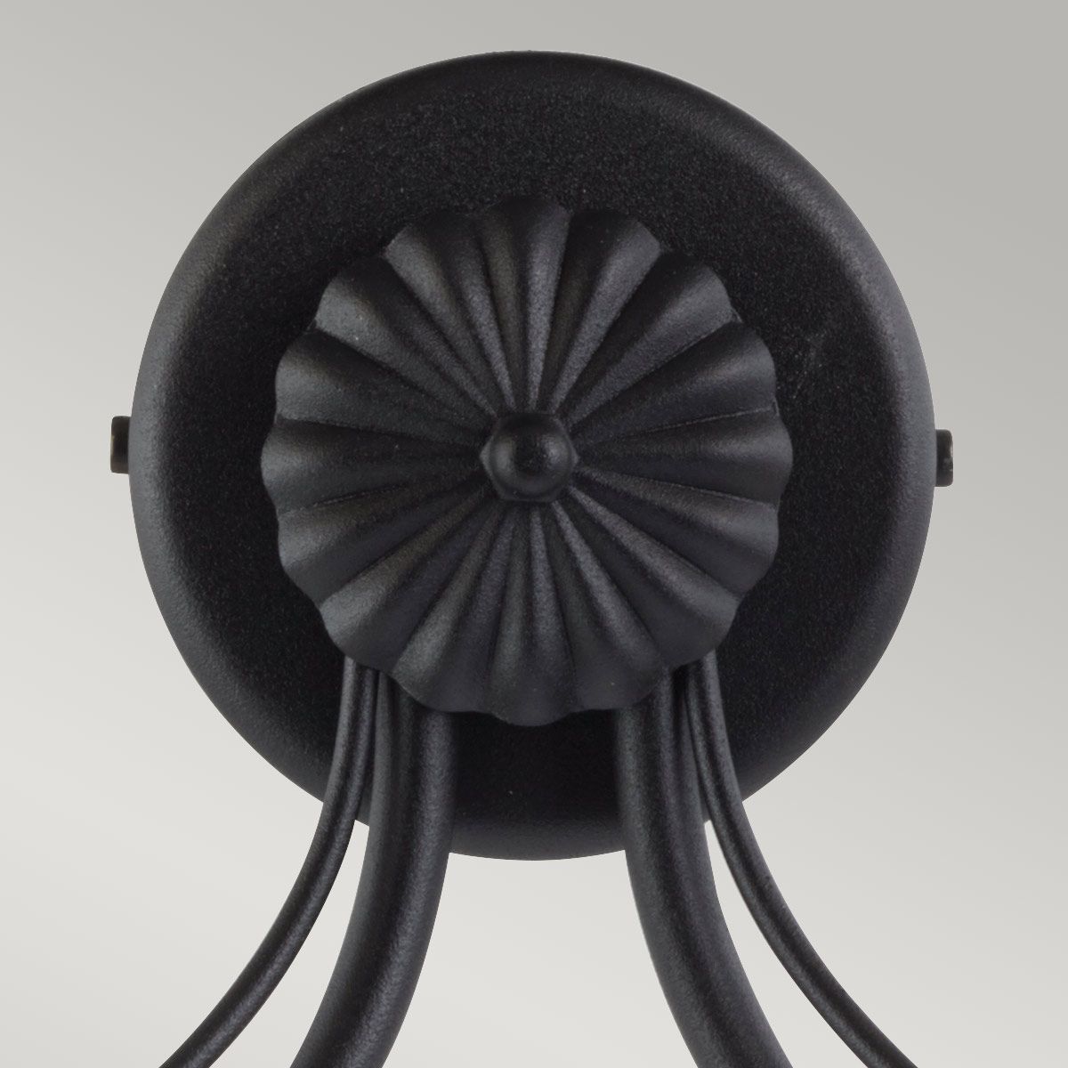 Elegant Black Chartwell Dual Sconce Wall Light