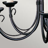 Timeless Elegance: Chartwell 5-Light Black Chandelier