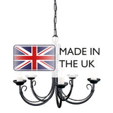 Timeless Elegance: Chartwell 5-Light Black Chandelier