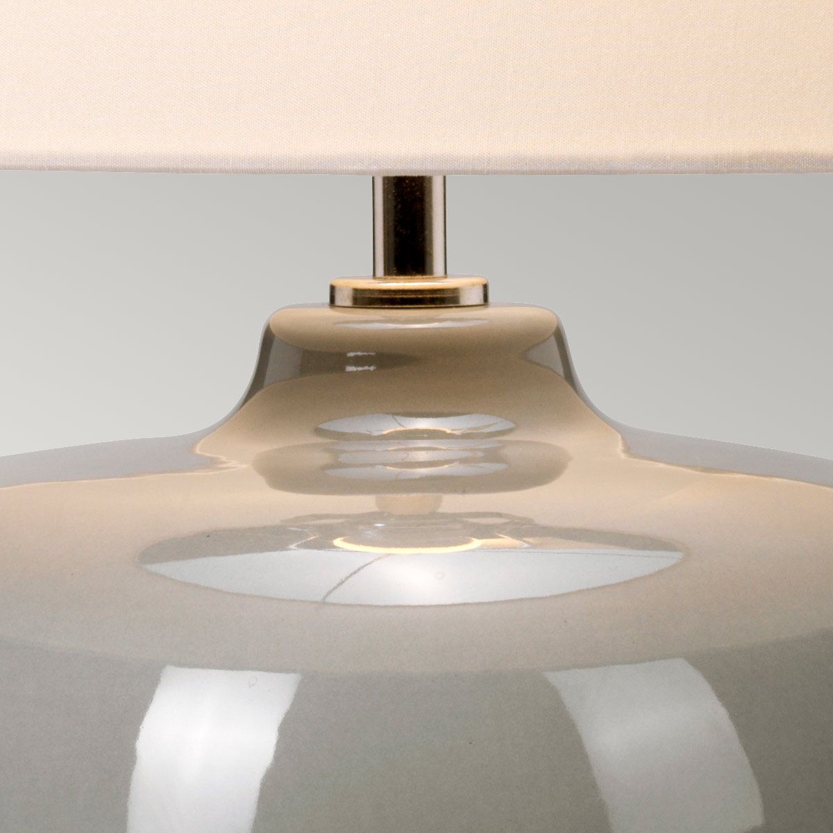Elegant Chalk Farm Ceramic Table Lamp with Ivory Shade