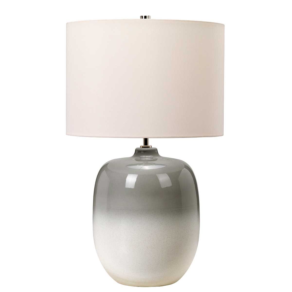 Elegant Chalk Farm Ceramic Table Lamp with Ivory Shade