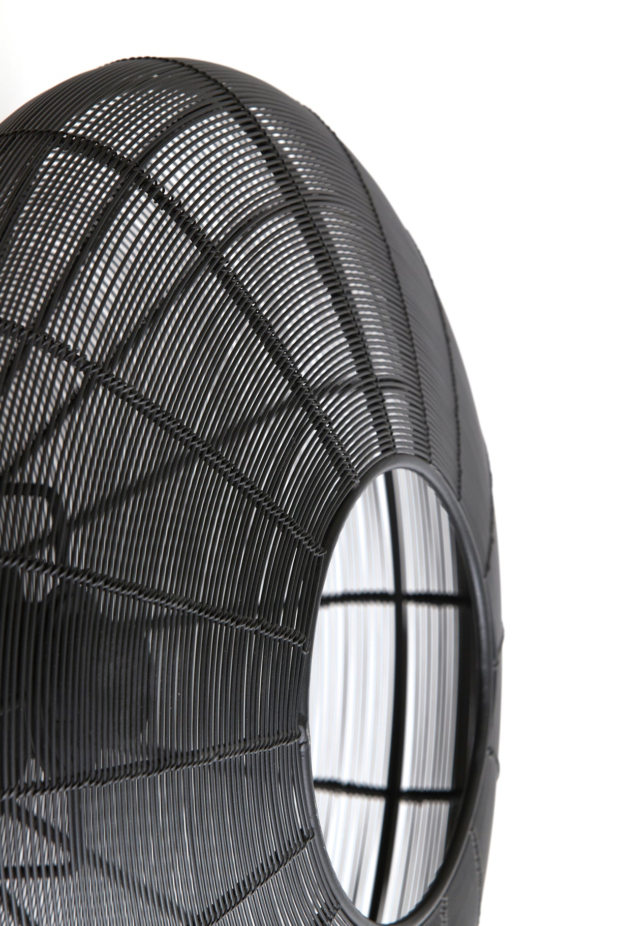 Modern Black Matte Ceiling Light 40x17 cm