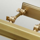 Chawton Large Picture Light: Elegant 4-Light Fixture in Aged Brass, 65cm