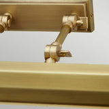 Chawton Large Picture Light: Elegant 4-Light Fixture in Aged Brass, 65cm