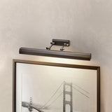 Chawton Large Dark Bronze Multi-Bulb Adjustable Picture Light, 65cm