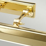 Chawton 4-Light Large Polished Brass Art Illumination Fixture, 65cm