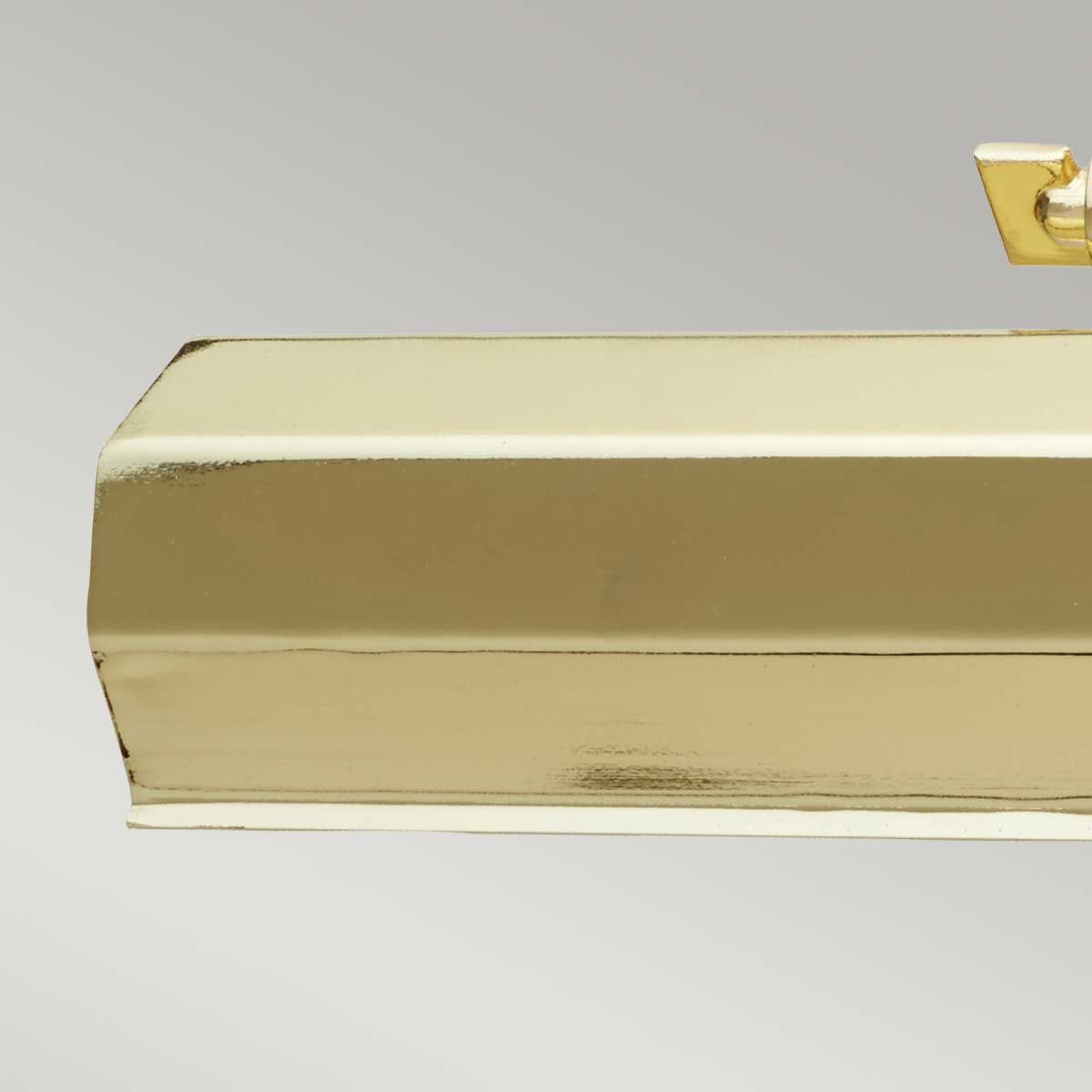 Elegant Chawton Dual-Light Picture Illumination in Polished Brass, 40cm