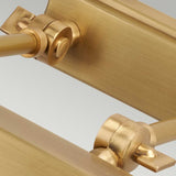 Chawton 1-Light Small Picture Lamp, Aged Brass - 18cm