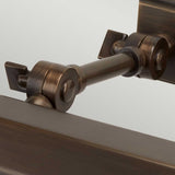 Chawton Compact Single Light Dark Bronze Picture Light, 18cm