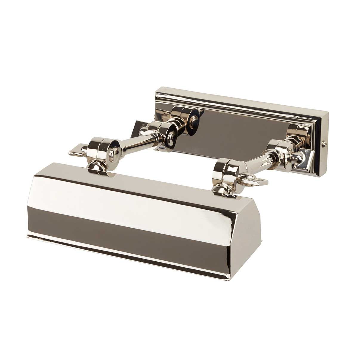 Chawton Compact Picture Light in Polished Nickel, 18cm