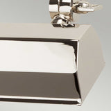 Chawton Compact Picture Light in Polished Nickel, 18cm