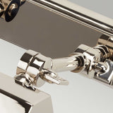 Chawton Compact Picture Light in Polished Nickel, 18cm
