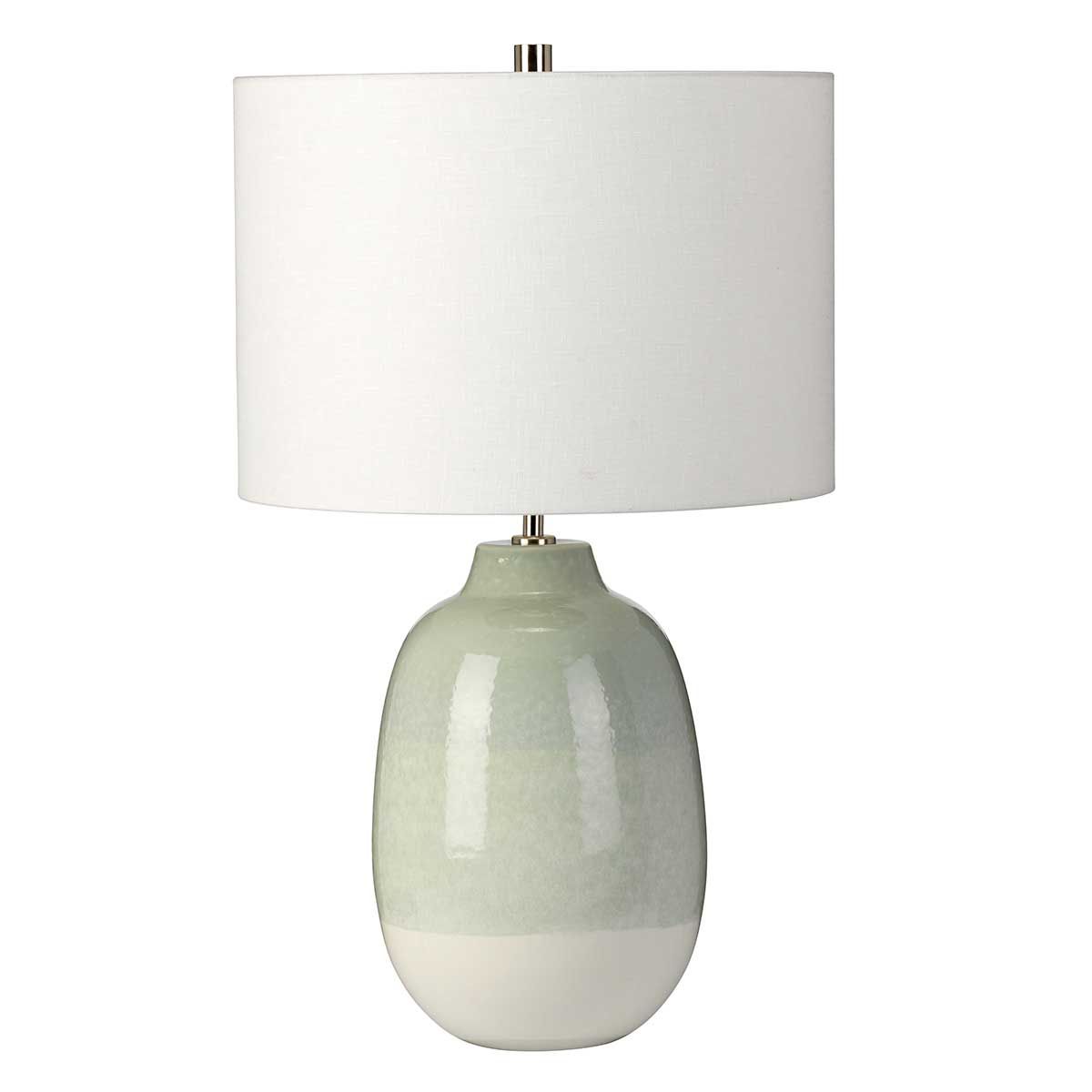 Chelsfield Ceramic Table Lamp with Faux Linen Shade