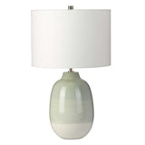 Chelsfield Ceramic Table Lamp with Faux Linen Shade