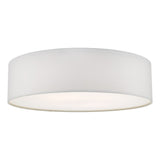 Cierro 4 Light Flush Ivory 60cm