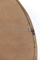 Elegant Sonora 120x5x80 cm Matte Dark Brown Mirror