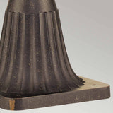 Cleveland Outdoor Lantern - Small Pedestal Light in Weathered Bronze