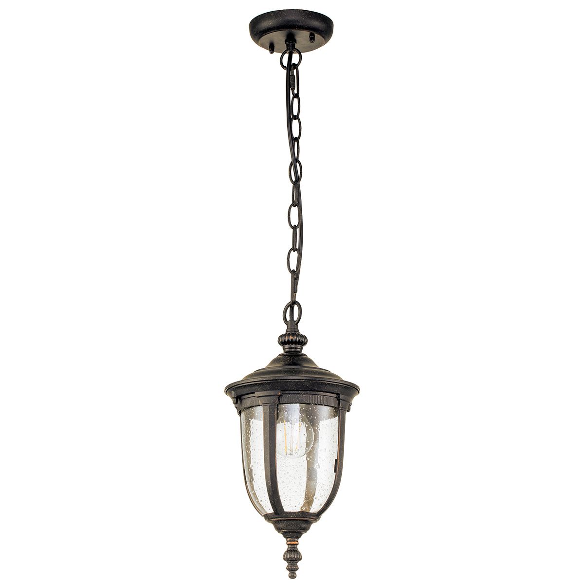 Cleveland Weathered Bronze Outdoor Hanging Lantern
