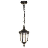 Cleveland Weathered Bronze Outdoor Hanging Lantern