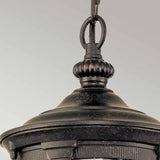 Cleveland Weathered Bronze Outdoor Hanging Lantern