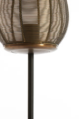 Antique Bronze and Matte Black Table Lamp – Ø18x51 cm Yaelle Design
