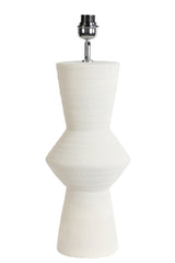 Elegant Ayla Ceramic Lamp Base in Cream - Ø22.5x61 cm