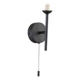 Cohen 1 Light Wall Light Matt Black Frame Only