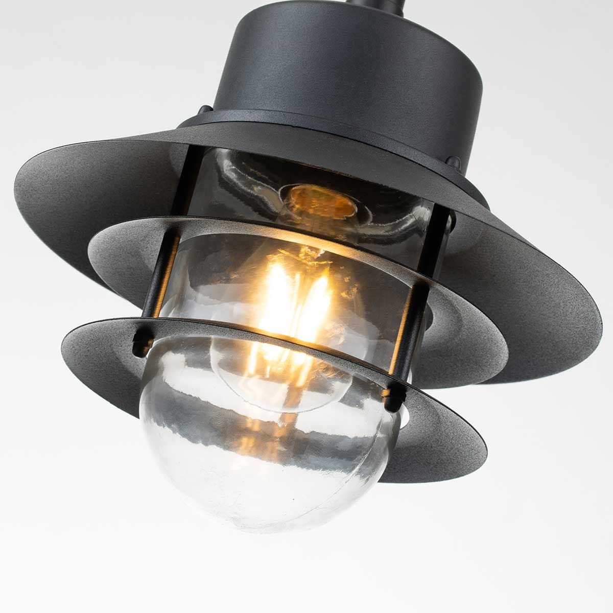 Copenhagen Black Coastal Outdoor Chain Lantern